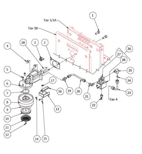 Bezzera 3 way solenoid 7702412