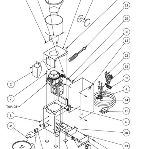 Bezzera 5963094 POTENTIOMETER - spare part