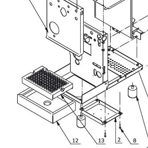 Bezzera 5074622LW Drain Grid